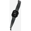 Nomad Stratos dirželis, juodo titano, švytinti ledinė mėlyna, FKM, Apple Watch 45/46/49 mm