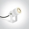 Įsmeigiamas sodo šviestuvas, GU10, baltas, IP65, 67198G/W