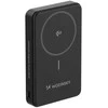 Išorinė baterija 10000 mAh, 22.5W, Qi2, su stovu, juoda