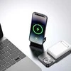 Powerbank Dudao K14S+ 10000mAh 20W USB-A / USB-C / MagSafe su stoveliu – baltos spalvos