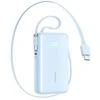 Išorinė baterija 10000mAh 35W su USB-C ir Lightning laidais