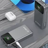Dudao K31 Pro 45W 20000mAh Power Bank with Built-in Retractable USB-C Cable – pilkos spalvos