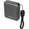 Išorinė baterija Powerbank 10000mAh 22.5W su USB-C ir laidu – pilka