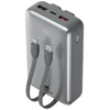 Išorinė baterija Rivacase VA2612, 20000 mAh, 30W, pilka