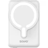 Išorinė baterija SAVIO POWERBANK 10000 MAH MAGNETINĖ BALTA BA-13