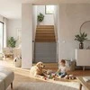 Ištraukiama apsauginė vartelė laiptams ir durims 160 cm, pilka, ECOTOYS