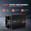 VEVOR Modifikuotas sinusinis keitiklis 1500W 12V į 230V