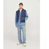 Jack & Jones JJEMULTI BODYWARMER COLLAR NOOS 12258457 NAVY BLAZER/TRUE Raudonas