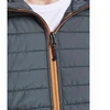 Jack&Jones JJEMULTI dygsniuota striukė 12182242 Pilka melange/Įsiūtos rankovės