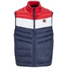 Jack&Jones Jjespring Kūno šildytuvas Apykaklė Noos M 12258457NavyBlazerBALTA/TRUEREDBLOC