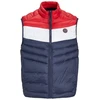 Jack&Jones Jjespring Kūno šildytuvas Apykaklė Noos M 12258457NavyBlazerBALTA/TRUEREDBLOC