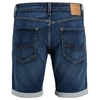 Jack&Jones JJIRICK JJICON IK šortai GE 132 SN 12269605 mėlyno džinso spalvos