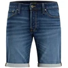 Jack&Jones JJIRICK JJICON IK šortai GE 132 SN 12269605 mėlyno džinso spalvos