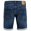 Jack&Jones JJIRICK JJICON IK šortai GE 132 SN 12269605 mėlyno džinso spalvos