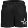 Jack&Jones JPSTMAUI Raukšlėto nailono plaukimo šortai SS25 12285513 JUODA/RYŠKI BALTA