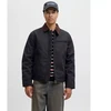 Jack&Jones pilotų striukė JORNORREBRO WORKER JACKET 12282903 JUODA/VELVETINĖ C