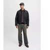 Jack&Jones pilotų striukė JORNORREBRO WORKER JACKET 12282903 JUODA/VELVETINĖ C