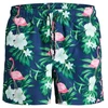Jack&Jones vyriški JWHARUBA maudymosi šortai 12206537 NAVY BLAZER FLAMINGO
