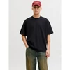 Jack&Jones vyriški marškinėliai JJEBARRON TEE SS O-NECK NOOS 12298906 JUODI
