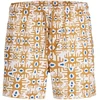 Jack&Jones vyriški maudymosi šortai JPSTMAUI SAND MATURE SWIM SHORTS 12291428 BUCKTHAM BROWN