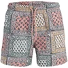 Jack&Jones vyriški maudymosi šortai JPSTMAUI SHELL AOP SWIM SHORTS REG 12291808 ASH ROSE