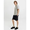 Jack&Jones vyriški šortai JPSTJAIDEN COBA STRIPE JOG SHORTS REG SN 12274413 JUODI