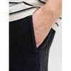 Jack&Jones vyriški šortai JPSTJAIDEN COBA STRIPE JOG SHORTS REG SN 12274413 JUODI