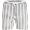 Jack&Jones vyriški šortai JPSTJAIDEN COBA STRIPE JOG SHORTS REG SN 12274413 CLOUD DANCER/STRIPES