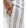 Jack&Jones vyriški šortai JPSTJAIDEN COBA STRIPE JOG SHORTS REG SN 12274413 CLOUD DANCER/STRIPES