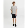 Jack&Jones vyriški šortai JPSTJAIDEN COBA STRIPE JOG SHORTS REG SN 12274413 JUODI