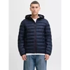 Jack&Jones vyrų pūkinė striukė JJEBRADLEY LIGHT PUFFER HOOD NOOS 12280970 SKY CAPTAIN