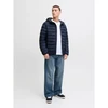 Jack&Jones vyrų pūkinė striukė JJEBRADLEY LIGHT PUFFER HOOD NOOS 12280970 SKY CAPTAIN