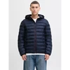 Jack&Jones vyrų pūkinė striukė JJEBRADLEY LIGHT PUFFER HOOD NOOS 12280970 SKY CAPTAIN