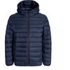 Jack&Jones vyrų pūkinė striukė JJEBRADLEY LIGHT PUFFER HOOD NOOS 12280970 SKY CAPTAIN