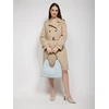 Jasnoniebieska skórzana torebka na ramię Michael Kors 35S6S5ZL6S