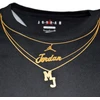 Jordan Heritage Grandinėlės Motyvo Marškinėliai Moteriški Juodi - DO5020-010