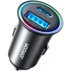 Joyroom JR-CCN04 60W USB-A USB-C mini įkroviklis - juodas