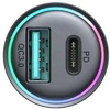 Joyroom JR-CCN04 60W USB-A USB-C mini įkroviklis - juodas