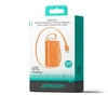 Joyroom JR-PR2 35W 10000mAh Powerbank with Built-in USB-C and Lightning Cables - Oranžinis