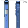 Joyroom New Beauty Series ultra plonas with electroplated frame iPhone 12 Pro Max dark-dėklas telefonui mėlynos spalvos (JR-BP744)