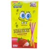 Junyi Spongebob Coated Stick Strawberry flavor 48g x 36 pcs (CHI)