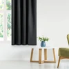 Juoda blackout užuolaida su klostėmis AmeliaHome 140 × 260 cm