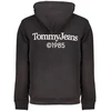 Juoda BLUZA MĘSKA TOMMY HILFIGER BEZ ZAMKA