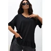 Juoda oversize palaidinė