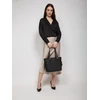 Juoda skórzana torebka tote Michael Kors 35S5GV6T7L