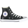 Juoda skórzane trampki moterims Converse Chuck Taylor All Star High