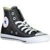 Juoda skórzane trampki moterims Converse Chuck Taylor All Star High