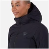 Juoda sutirštinto pašiltinimo striukė su gobtuvu W Opside Hoodie Rossignol