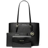 Juoda torebka tote su motywem kwiatowym Michael Kors 35R3GCFT3T