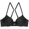 Juoda trikampė bikinio viršutinė dalis Triumph